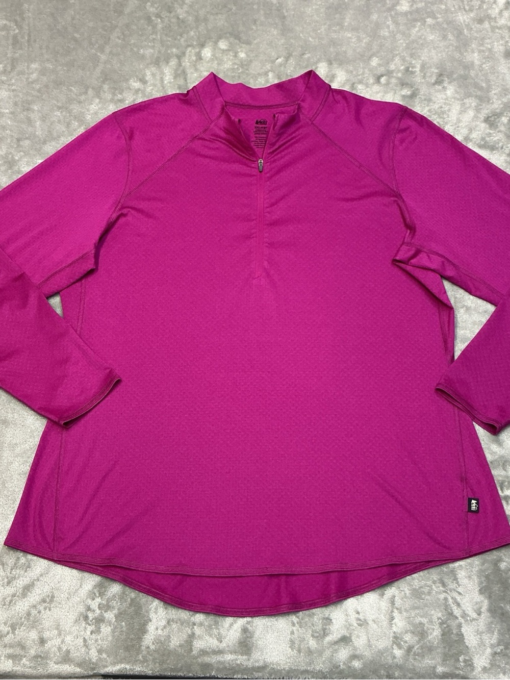 REI Co-Op Lightweight 1/4 zip shirt Base Layer Women’s 2XL  UPF 50+ Hiking
